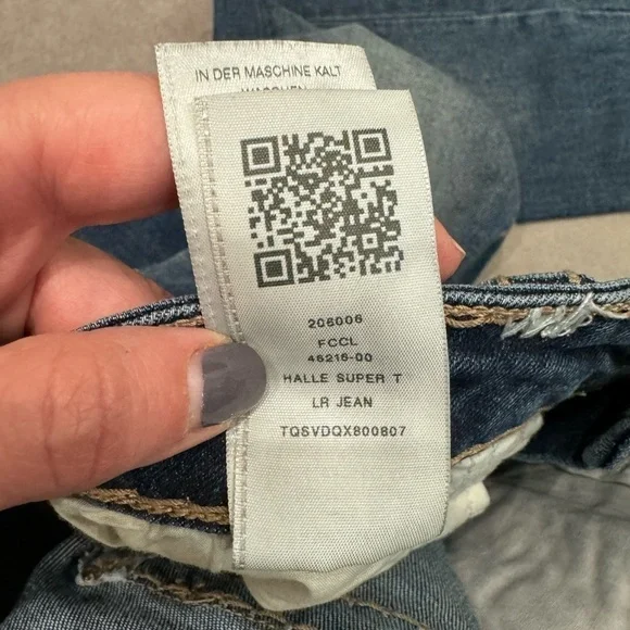 True Religion Skinny low rise flap pockets Jeans size 27 - Picture 8 of 12